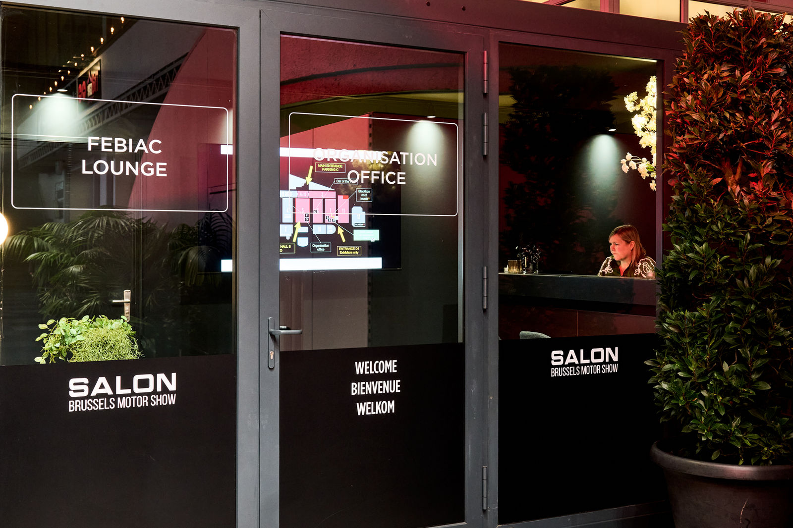 Lounge seating and bar detail